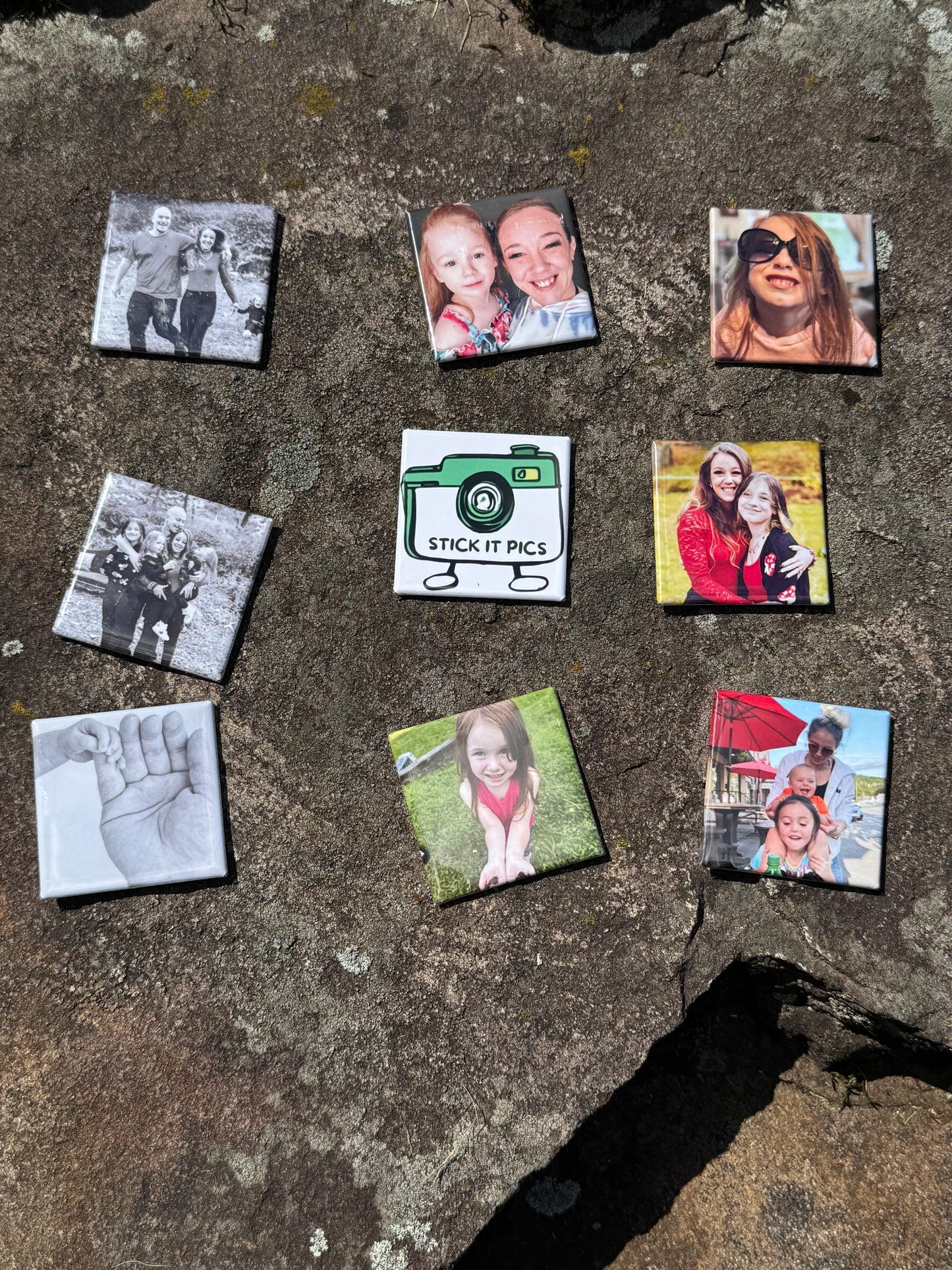 2x2 Custom Magnets ( set of 9 )